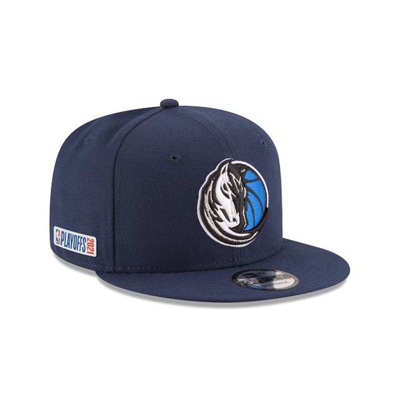 NBA Dallas Mavericks Playoff Side Patch 9Fifty Snapback (HBB8526) - Yellow New Era Caps